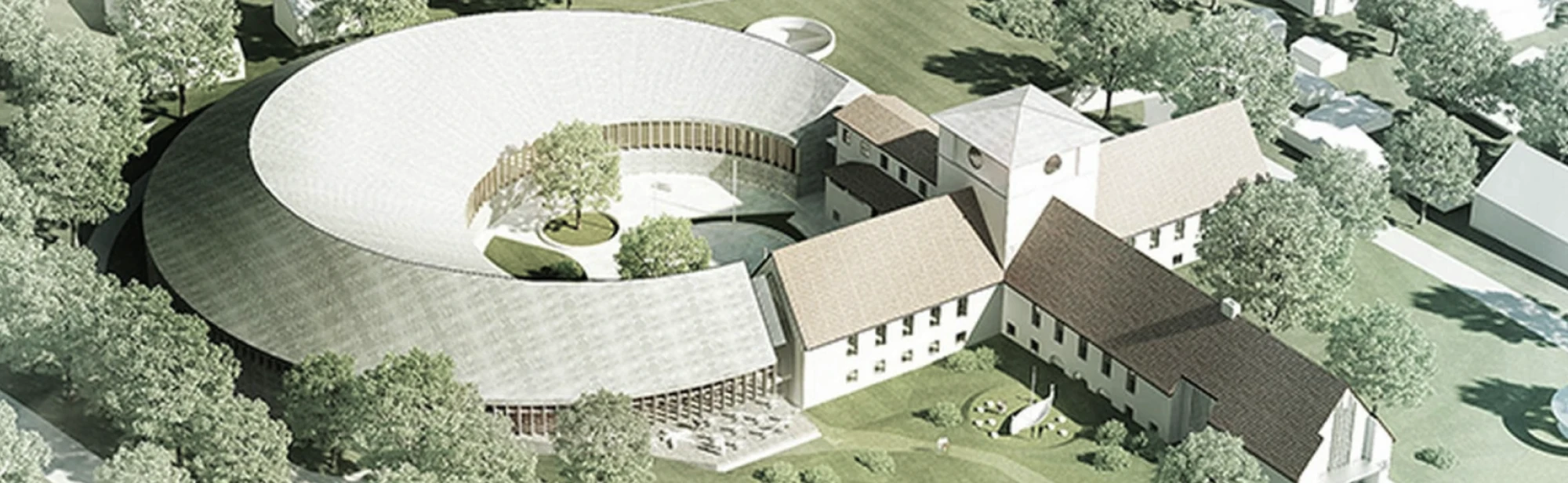 Illustration of the new Viking Age Museum